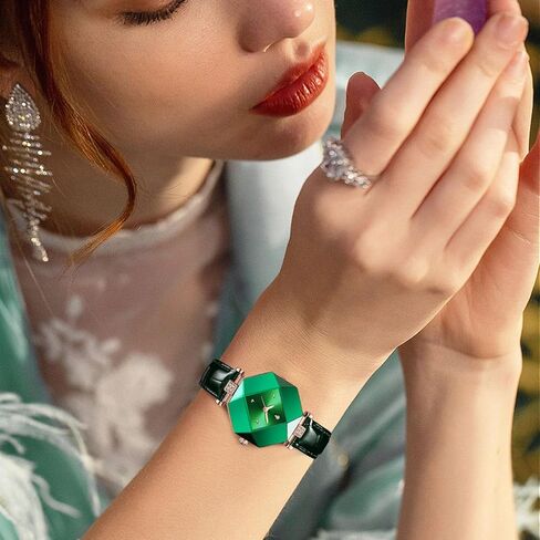 RORIOS Women Watches Analog Quartz Watches with Stainless Steel Strap Rectangular Case Ladies Watches Fashion Rhinestone Wrist Watch for Ladies Girls Women in Saudi Arabia