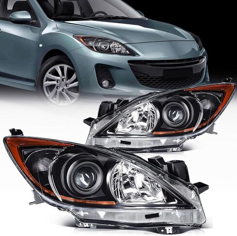 مجموعة المصابيح الأمامية ECCPP لمازدا 3 2010-2013 للمصابيح الأمامية الجانبية للسائق والراكب in Kuwait