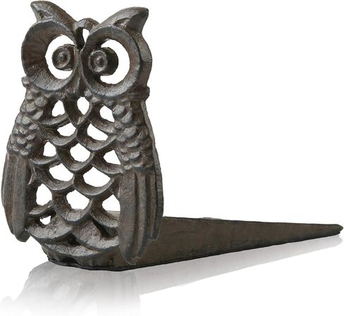 Cat-Shaped Door Stopper for Indoor Use - Non-Scratch Heavy Duty 2.5LB Vintage Cast Iron Cat Door Stopper, Retro-Style Home Accessory for Secure Door Holding in Kuwait