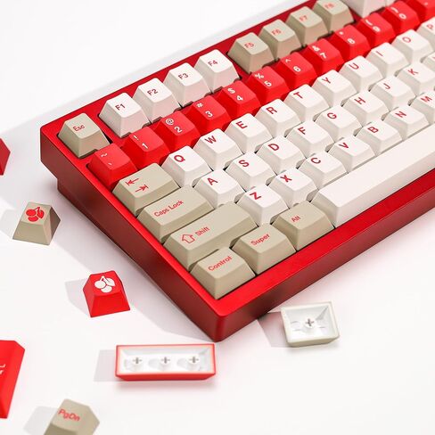 KBDiy Mictlán Five-Sided Dye-Sublimation 143 Keys Keycaps,Cherry Profile PBT Orange Custom Keyboard Keycap for 61/64/68/84/87/100/104/108 Mechanical Keyboard in Saudi Arabia