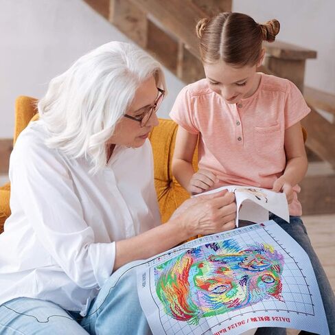 مجموعات غرزة CrossDecor مختومة ، مجموعة كاملة من مجموعات الإبرة عبر المبتدئين للمبتدئين ، فنون مجموعة التطريز والحرف اليدوية للهدايا ديكور الجدران المنزلية-شجرة عيد الميلاد المنزل 33 × 25 سم in Kuwait