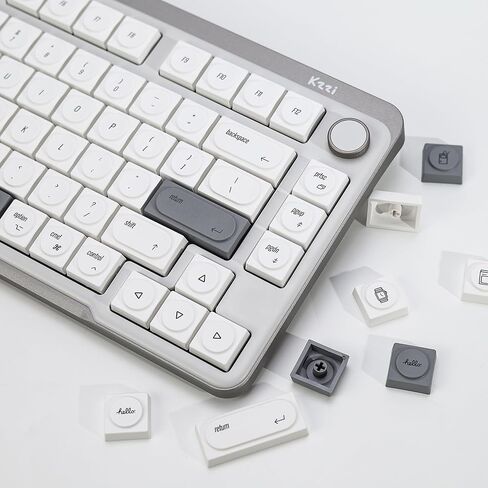 KBDIY لنمط MAC DOYS KEYCAPS منخفضة الصورة المظهر الجانبي PBT RETRO لوحة المفاتيح المخصصة KEYCAP ، 140 مفاتيح CAP مجموعة للكرز Gateron MX لوحات المفاتيح الميكانيكية in Kuwait