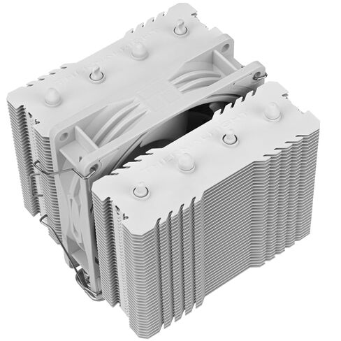 Peerless Assassin 90 SE White CPU Air Cooler, Double Towers CPU Heatsink Cooler, with TL-P9W Quiet PWM Fan, Computer CPU Cooling for AMD:AM4 AM5/1700/1851 in Kuwait