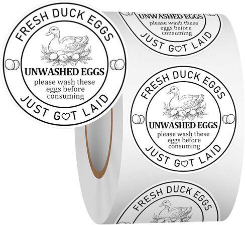 Louise Maelys 2Inch 500Pcs Farm Fresh Egg Stickers, Farm Fresh Egg Unwashed Lables Perfect for Farm Small Businesses and Farm Farmers Markets in Saudi Arabia