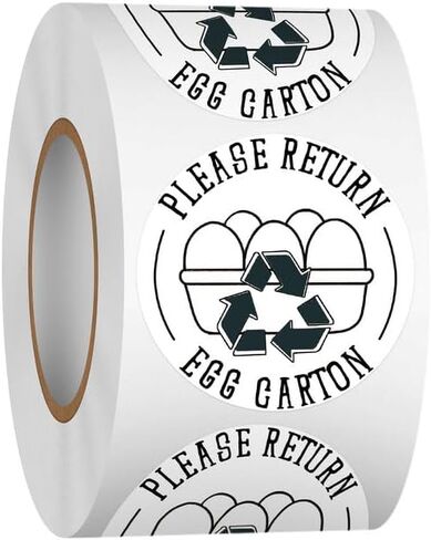 Louise Maelys 2Inch 500Pcs Farm Fresh Egg Stickers, Farm Fresh Egg Unwashed Lables Perfect for Farm Small Businesses and Farm Farmers Markets in Saudi Arabia