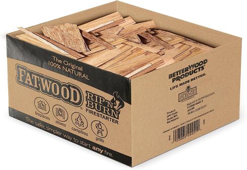 All Natural Fatwood Fire Starter Sticks for Fireplace Indoor and Outdoor, Coal Stoves, Fire Pits, and More in Kuwait