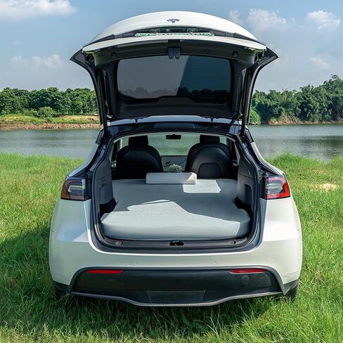 4.5inch Foam Mattress for Tesla Model S3XY, Full Size Bed, Vacuum Compression, Camping, Roadtrip, Job Shifts, Nap, Storage Bag Sheet Provided in Kuwait