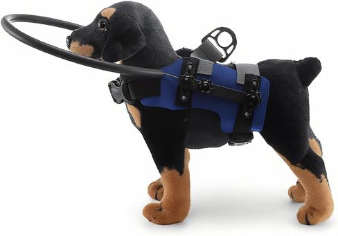Blind Dog Bumper Guards, Easy Fixation Pet Harness Guiding Device Lightweight Unhindered Mobility High Comfort for Blind Pets (S) in Kuwait