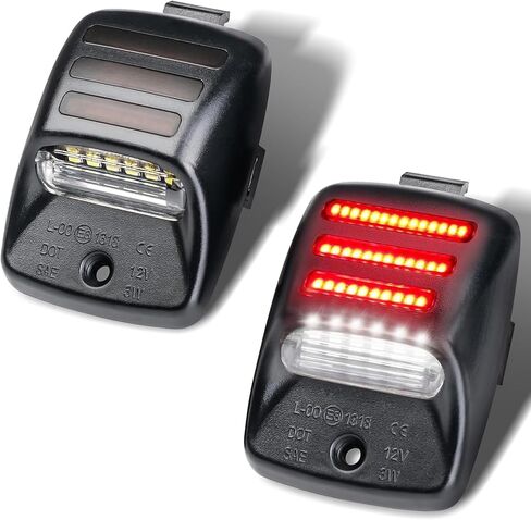 LED License Plate Light Lamp Assembly with Red OLED Neon Tube Compatible with Toyota 2005-2015 Tacoma, 2000-2013 Tundra in Kuwait