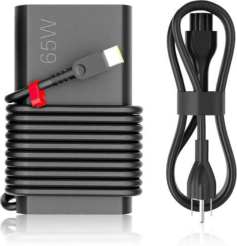 2025 New Slim 65W 45W USB C Laptop Charger Replacement for Lenovo Yoga Thinkpad IdeaPad Chromebook Computer Fast Charging Type C AC Adapter Power Cord Supply in Kuwait