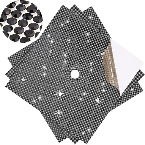 MotiMind 3 Sheets Construction Paper for Graduation Cap Decoration Bling Rhinestone Colorful Self-Adhesive Cardstock Grad Cap for Photo DIY Graduation Hat Topper Party Decoration(White) in Saudi Arabia