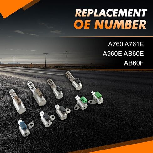 10pcs Transmission Solenoid Valve Kit 1087298388 Compatible with 8HP45 8HP70 8HP90 Mechatronics 8speed After-Market Parts in Kuwait