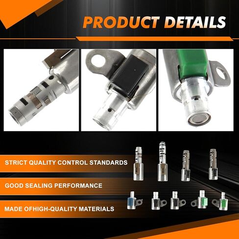 10pcs Transmission Solenoid Valve Kit 1087298388 Compatible with 8HP45 8HP70 8HP90 Mechatronics 8speed After-Market Parts in Kuwait