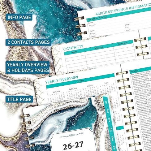 2024-2025 Planner-2024-2025 مخطط شهري أسبوعي من يوليو 2024 إلى يونيو 2025 ، المخطط الأكاديمي 2024-2025 مع ورق سميك ، جيب ، علامات التبويب ، 6.4 '× 8.5' '' in Saudi Arabia