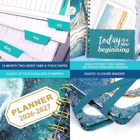 2024-2025 Planner-2024-2025 مخطط شهري أسبوعي من يوليو 2024 إلى يونيو 2025 ، المخطط الأكاديمي 2024-2025 مع ورق سميك ، جيب ، علامات التبويب ، 6.4 '× 8.5' '' in Saudi Arabia