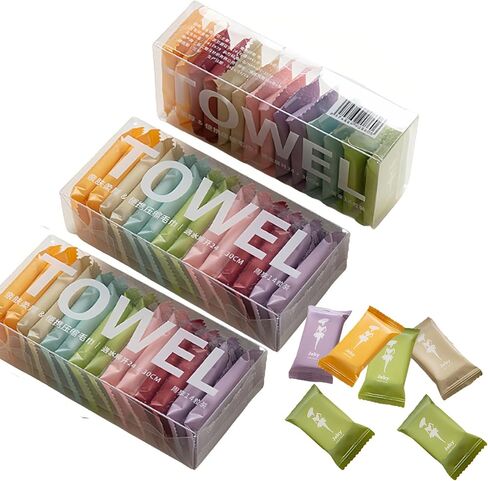 Compressed Towels Tablets 70PCS Disposable Face Travel Towel Portable Mini Disposable Washcloths for Outdoor Travel Camping Hiking Sport Hotel Beauty Salon in Saudi Arabia