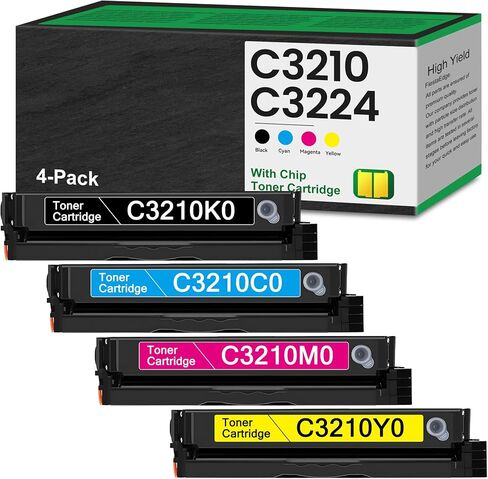 C3210Y0 Yellow High Yield Toner 2,000 Pages Remanufactured C3224 C3326 Toner Replacement for Lexmark C3210Y0 for C3224 C3326 C3426 MC3224 MC3326 MC3426 Series Printer Toner, 1 Pack in Saudi Arabia