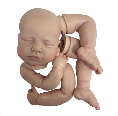 20inch Reborn Doll Kits Size Already Painted Lifelike Unpainted Unfinished Reborn Blank Kit DIY Molds (April) in Kuwait