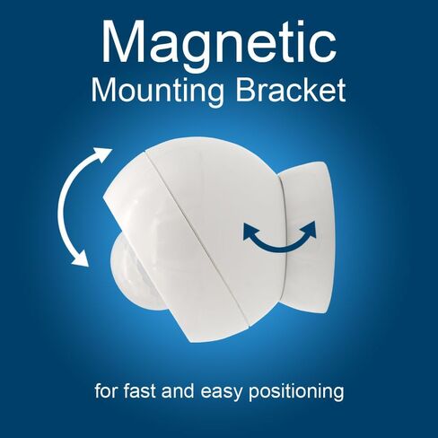 HomeSeer MS100 G8 800 Series Z-Wave Plus مستشعر حركة لاسلكي طويل المدى بالأشعة تحت الحمراء PIR | يعمل مع HomeSeer وHome Assistant وHubitat وغيرها من محاور المنزل الذكي in Kuwait