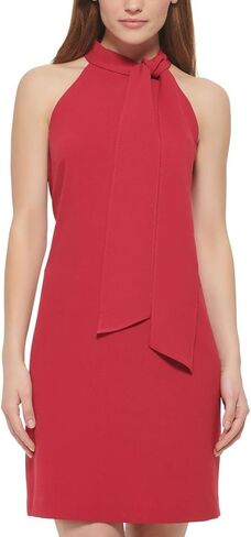 فستان Vince Camuto نسائي برقبة على شكل فيونكة in Kuwait