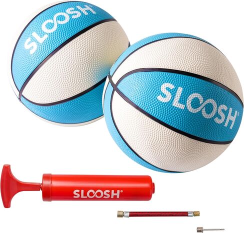 Sloosh 2 Packs 7" Pool Basketballs, Great for Floating Water Basketball Hoops, Swimming Water Toy for Kids and Adults, Pool Games, Pool Party (Blue) in Kuwait