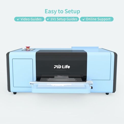 PYD Life DTF Printer A3 Transfer Printing Machine T-Shirt Direct to Film Printer with Epson XP600 Printhead,with White Ink Circulation System, Mixing and Automatic Cleaning System in Kuwait