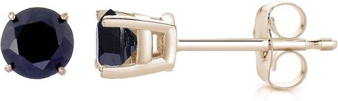14k White Gold Black Diamond Stud Earrings (2cttw) in Saudi Arabia