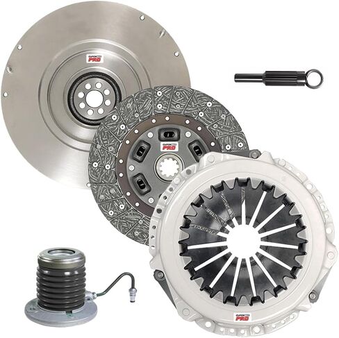 ClutchMaxPRO Heavy Duty OEM Clutch Kit with Flywheel with Slave Cylinder Compatible with 2005 2006 2007 2008 2009 2010 Ford Mustang 4.0L SOHC 6cyl (CP07193HDWS-FW167749-CK) in Kuwait