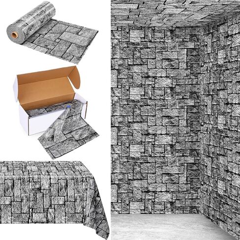 1 Roll Forest Path Tablecloth Roll 100 Ft x 54 Inch Safari Jungle Table Cover with Cutter Box for Birthday Baby Shower Party Supplies in Kuwait