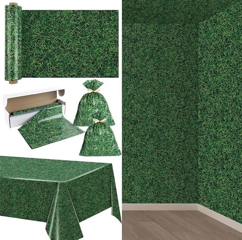 1 Roll Forest Path Tablecloth Roll 100 Ft x 54 Inch Safari Jungle Table Cover with Cutter Box for Birthday Baby Shower Party Supplies in Kuwait