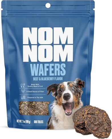 Nom Nom Sweet Potato Chew Treats - Single Ingredient Dog Snacks for Training, Rewards & Mealtime Toppers – No Fillers, Preservatives or Added Ingredients - Prepared in The USA for Dogs in Saudi Arabia