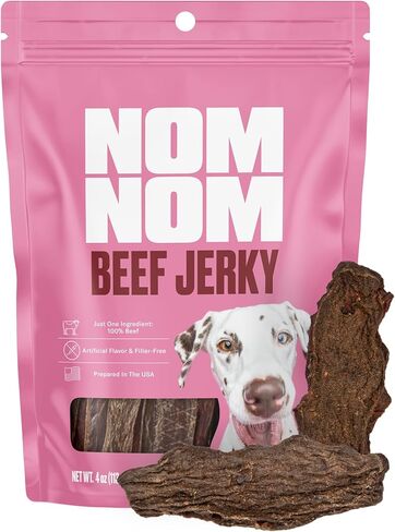 Nom Nom Sweet Potato Chew Treats - Single Ingredient Dog Snacks for Training, Rewards & Mealtime Toppers – No Fillers, Preservatives or Added Ingredients - Prepared in The USA for Dogs in Saudi Arabia