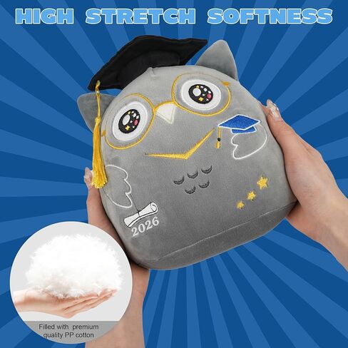 التخرج Axolotl Plush Toy: 8 بوصة 2025 Pink Axolotl محشو بالحيوان مع غطاء التخرج ، فئة لطيفة من 2025 ، هدايا التخرج للجامعة ، طلاب المدارس الابتدائية ، in Kuwait