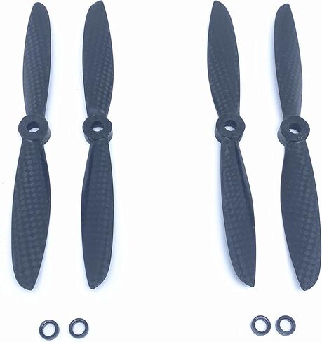 2 Pairs KingVal Replacement 1260 12 * 6.0 Carbon Fiber Propeller Prop CW/CCW Compatible with RC Drone Quadcopter in Saudi Arabia