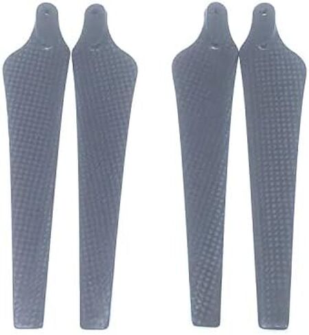 2 Pairs KingVal Replacement 1260 12 * 6.0 Carbon Fiber Propeller Prop CW/CCW Compatible with RC Drone Quadcopter in Saudi Arabia