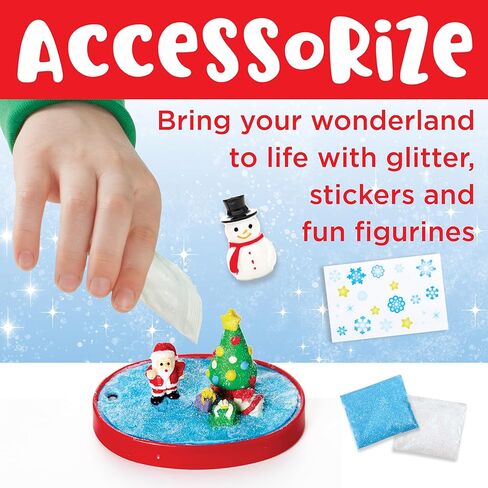 Creativity for Kids Make Your Own Holiday Snow Globes - Christmas Gifts and Crafts for Girls, Create 2 Snow Globes for Kids, Holiday Crafts for Kids Ages 6-8+, Christmas Activities for Kids in Kuwait