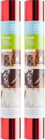 Cricut 2003648 Adhesive Metallic Foil 12"X48"-Red, 12" x 48" in Saudi Arabia