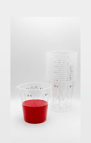 Plastic Paint Mixing and measuring Cup (44 Oz) (Box of 25) Best for measuring liquids in Saudi Arabia