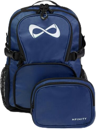 Nfinity Classic Cheer Backpack For Cheerleading - Backpack With Detachable Purse and Laptop Sleeve - Lightweight Backpack for Travelling - Sports Backpack for Cheerleaders (Teal) in Kuwait