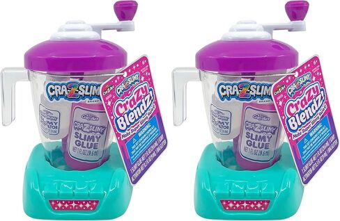 Craz-Slimy Crazy Blendz DIY Slime Making Mixer - Assorted Colors - Kids DIY Slime Craft Kit, Easter Basket Stuffer, 5" x 3.25" in Kuwait