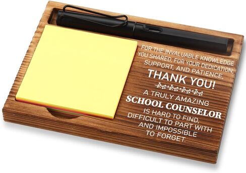 Appreciation Gifts for Health Clerk, New Job Gifts for Health Clerk, Inspirational Office Decor Gifts for Health Clerk,Wooden Sticky Note Holder with Inspirational Quotes,16.5 x 12 x 1.5 cm,XXN33 in Saudi Arabia