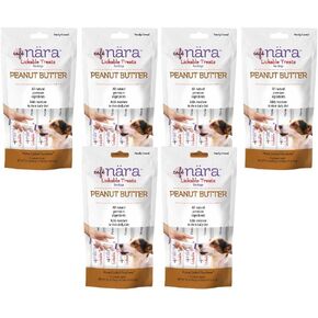 Café Nara Peanut Butter Flughed Treacts for Dogs - Pack من 6 in Kuwait