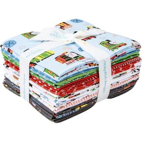 Riley Blake Thomas & Friends Sodor Railway Collection ، مثالية للخياطة ، الملابس ، صياغة DIY ، والديكور المنزلي. (Thomas & Friends Sodor Railway 5 "Stacker) in Kuwait