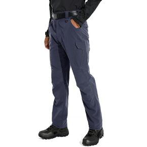 KFUBUO Men's Lightweight Ripstop Tactical Cargo Pants, Water Resistant Hiking Work Pants Relaxed Fit Black in Kuwait