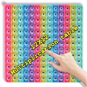 Multiplication Table Game Flash Cards Chart Toy in Saudi Arabia