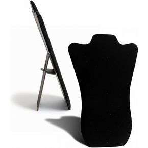 NEW Black Velvet Necklace Jewelry Display Easel 14" H in Kuwait