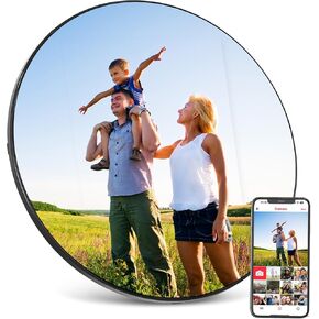 Digital Picture Frame WiFi Digital Photo Frame, IPS HD Display Touch Screen,16GB Storage, Slideshow, Wall Mountable, Auto-Rotate, Share Photos and Video via Uhale App in Kuwait