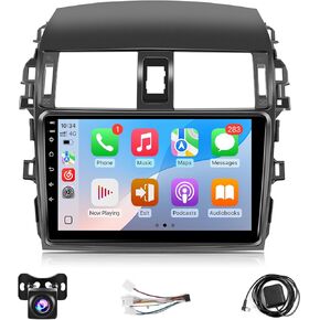 Radio for Toyota Corolla 2009 2010 2011 2012 2013 Android Car Stereo with Wireless CarPlay Android Auto,2G 32G Leadfan 9 Inch Touchscreen Car Radio Bluetooth FM EQ WiFi Mirror Link SWC in Kuwait