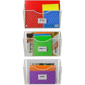 رف المجلات ، حامل المجلات ، 3 جيوب منظم الملفات المعلقة ، رف شبكي ، مجلد ومكتب بريد للجدار ، فتحة العلامات ، الأدب ، الكتالوجات ، البريد ، الرسائل ، المخططات ، الكتيبات المحمولة in Kuwait