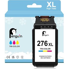 Penguin 276XL Color Ink Cartridge Replacement for Canon CL-276 for PIXMA TS3722 TS3720 TR4720 TR4722 TR4725 TS3500 TS3522 TS3520 Printers for Canon 276 XL Color Ink Cartridge Cannon 276XL in Kuwait